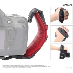 LYNCA E6 Camera Leather Wrist Hand Strap Adjustable Hand Grip Strap for DSLR LYNCA E6 Camera Leather Wrist Hand Strap Adjustable Hand Grip Strap for DSLR